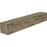 4 H 4 D 60 W Pecky Cypress Faa Wood Camply Mantel, Златен даб