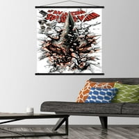 Стрипови на марвел - Носорог-Неверојатниот Спајдермен Ѕид Постер Со Дрвена Магнетна Рамка, 22.375 34