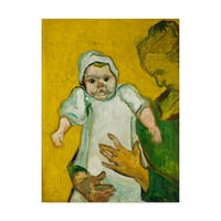Трговска марка ликовна уметност „Мадам Рулин и нејзиното бебе ноември„ Канвас уметност од Винсент ван Гог