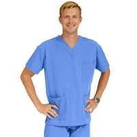 Medline Madison Ave Unise Stretch Pocket Scrub Top