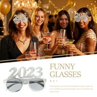 Пар Декоративни Очила Рамки Очила Реквизити Едноставна Новогодишна Забава Декор