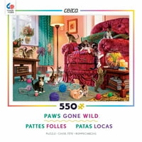 Ceaco - Paws Gone Wild - Непослушни мачиња - Заплеткана сложувалка