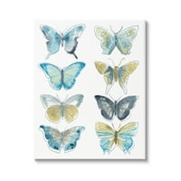 Ступел Разновидни Пеперутки Обрасци На Инсекти Животни И Инсекти Сликарство Галерија Завиткани Платно Печатење Ѕид Уметност