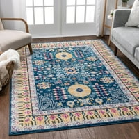 Добро ткаени килими со мистична персиска област, сина