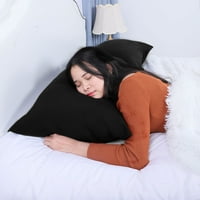Единствени поволни цени за перници за поволни цени за микрофибер правоаголни перници за црно патување