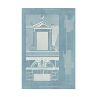 Трговска марка ликовна уметност „Детали за француската архитектура III“ платно уметност од студиото Визија