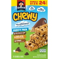 Quaker Chewy Granola Bars Bars Variety Pack, пакет