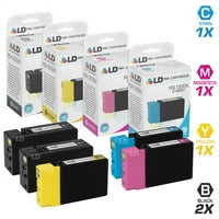 Компатибилни замени за Канон PGI-1200XL 5PK HY CARTRIDGES: 9183B Black, 9196B Cyan, 9197B Magenta, & 9198B жолто за Maxify MB,