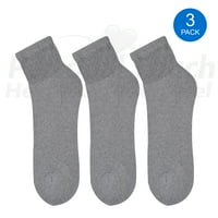 Чорапи за Дијабетична Четвртина За Мажи И Жени Лекарите Одобрија Чорапи, Парови, Големина 9-