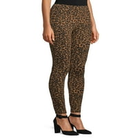 Времето и Tru Women's Stather Pleit Jeggings