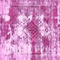 Ахгли Компанија Внатрешен Правоаголник Апстрактни Розови Модерни Килими, 8' 10'