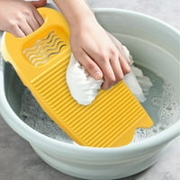 Мини Табла за Перење со Држач за Сапун Лизгајте Рачно Измијте Ја Облеката таблата за перење жолта боја