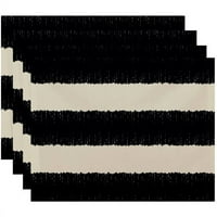 Едноставно маргаритка 18 14 Twisted Stripe Stripe Printemat