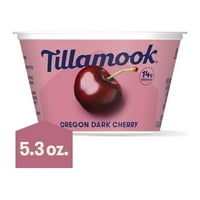 Тиламук Орегон темна цреша со малку маснотии грчки јогурт, 5. мл