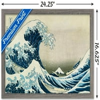 Големиот Бран кај Канагава од Ѕидниот Постер На Хокусаи, 14.725 22.375
