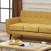 Uspridefurniture Lester Square Arms Sofa -yellow