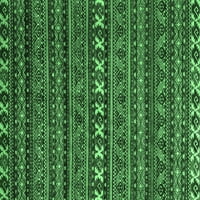 Ахгли Компанија Внатрешен Правоаголник Ориентални Смарагдно Зелени Модерни Килими, 5'8'