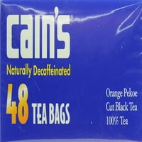 Портокаловиот пеконе на Каин, исечете ги торбите со црн чај, брои, 3. мл