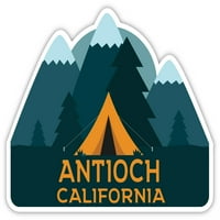 Антиохија Калифорнија Сувенир Фрижидер Магнет Кампување Шатор Дизајн