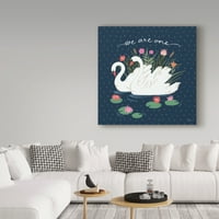 Трговска марка ликовна уметност „Лебедово езеро III“ платно уметност од elleенел Пенер