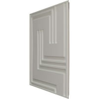 Ekena Millwork 5 8 W 5 8 H геометриски Endurawall Декоративен 3Д wallиден панел, сјај Мерлот
