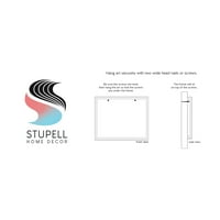 Stuple Industries гроздобер потресена патент Авион графичка уметност сива врамена уметничка печатена wallидна уметност, дизајн