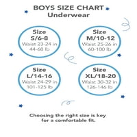 Долна облека за момчиња со мали starвездички момчиња, 7pk, големина 6-20