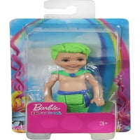 Барби Дримтопија Челзи Мербој Мала Кукла И Додаток Со Зелена Коса И Опашка