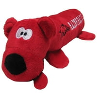 Миленичиња Прв колеџ Арканзас Razorbacks Dog Toy - лиценцирани играчки за цевки достапни во 40+ екипи на колеџ Screaky & Plush