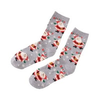 Данбук Божиќ Слатки Празнични Чорапи Издржлива Ткаенина Божиќни Чорапи за Божиќ Празничен Декор 6