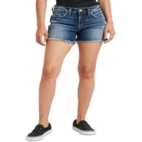 Co. Silver Jeans Co. Women'sенски суки средно издигнување, големини на половината 24-36