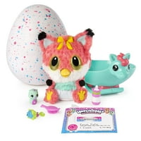 Hatchimals, HatchiBabies Foxfin , Шрафирање Јајце Со Интерактивна Играчка Миленичиња Бебе, Ексклузивни, За Возрасти И Нагоре