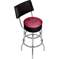 Трговска марка НЦАА Универзитет во Јута 40 Столчето столче за вртење со грб, хром