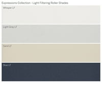 Колекција на сопствени изрази, ролери за филтрирање на безжична светлина, сина, 3 8 ширина 72 Должина