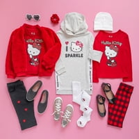 Деца од Garanimals Girls Hello Kitty Tunic Sweatshirt, големини 4-10