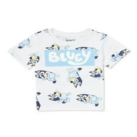 Bluey Baby & Toddler Boys маица, големини 12M-5T