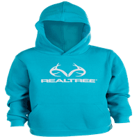 Realtree Kids Unise Youth Pullover Hoodie, памучна мешавина - средна, сина