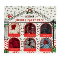 Scunci Classic Holiday Scrunchie Pack Pack, CT