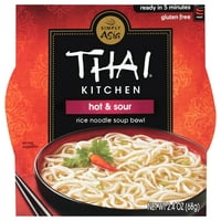 Тајландски Кујна Ориз Тестенини Супа Сад, Топла И Кисела, 2. Оз