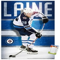 Trends International NHL Winnipeg Jets - Patrik Laine Wall Poster 14.725 22.375 Премиум постер и пакет на планината