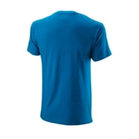 Машка маица со маичка за машка скрипта, империјална сина остра зелена боја