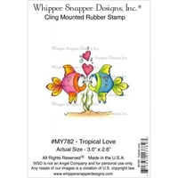 Whipper Snapper Прицврстување Печат 4 X6 - Тропска Љубов, Pk 1, Випер Snapper Дизајни
