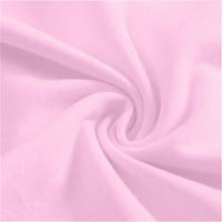 Цетрио Преголеми маици За Жени-Ден Екипажот Т Зајак Печатење Маици Краток Ракав Т Блуза Блузи Розова