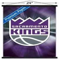 Сакраменто Кралеви-Лого Ѕид Постер Со Дрвена Магнетна Рамка, 22.375 34