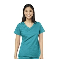 Wonderwink Wonderwink Pro 6519-Women's Pocket Wrap Scrub Top