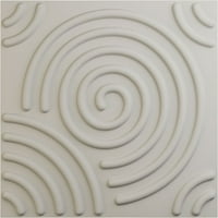 Ekena Millwork 5 8 W 5 8 H SPIRAL ENDURAWALL Декоративен 3Д wallиден панел, Ultracover Satin Blossom White White