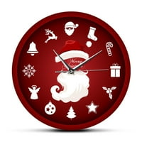 Киплики Трговија На Големо Празнична Декорација Подарок Ѕиден Часовник Дедо Мраз Ѕиден Часовник Декорација Часовник