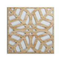 Ekena Millwork 3 8 W 3 8 H 3 8 T Голема украсна декоративна фрет -woodидни панели, алдер