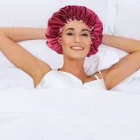Женски двоен слој Реверзибилна свилен сатен -глава за спиење на капакот за спиење капаче капаче капаче капаче